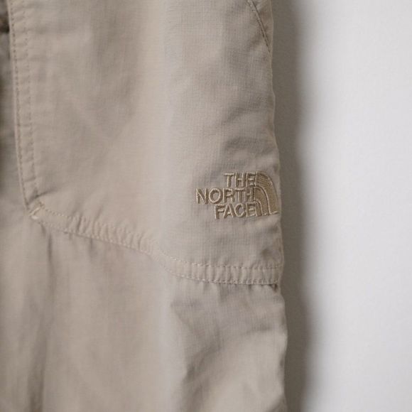 The North Face Women's Horizon Roll-up Trail Shorts Beige Size 4 - Picture 3 of 7
